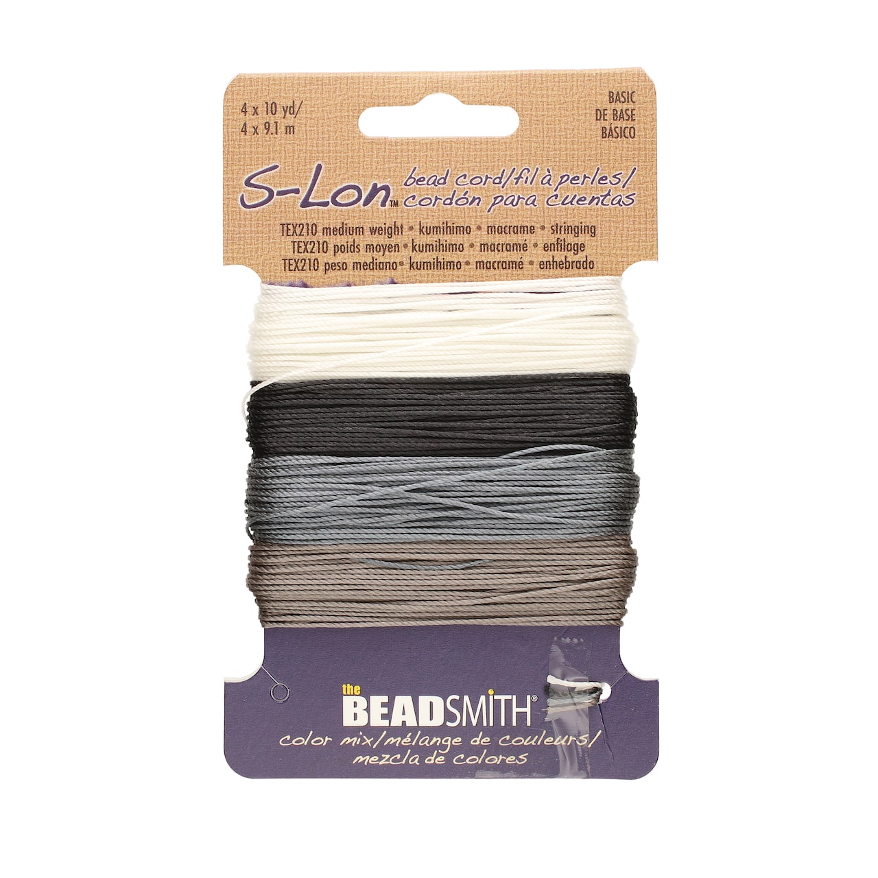 The Beadsmith&#xAE; S-Lon&#xAE; 0.5mm Mixed Color Bead Cord